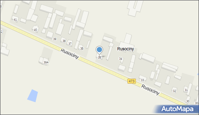 Rusociny, Rusociny, 35, mapa Rusociny