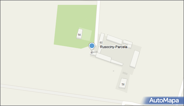 Rusociny, Rusociny, 57, mapa Rusociny