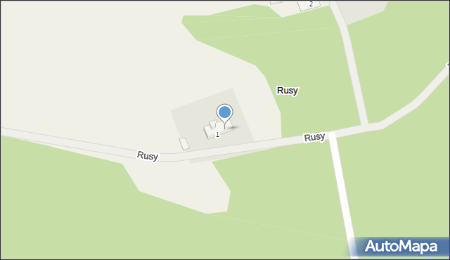 Rusy, Rusy, 1b, mapa Rusy