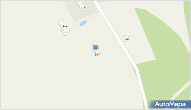 Ruszajny, Ruszajny, 11n, mapa Ruszajny