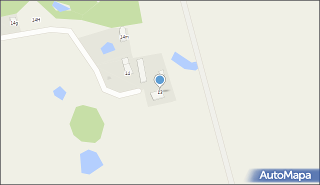 Ruszajny, Ruszajny, 13, mapa Ruszajny