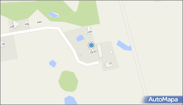 Ruszajny, Ruszajny, 14, mapa Ruszajny