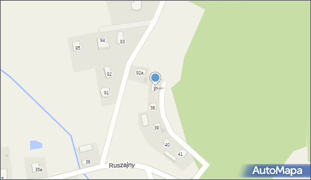 Ruszajny, Ruszajny, 37, mapa Ruszajny