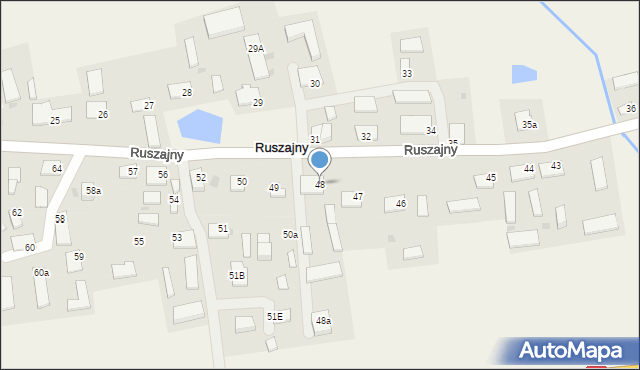 Ruszajny, Ruszajny, 48, mapa Ruszajny