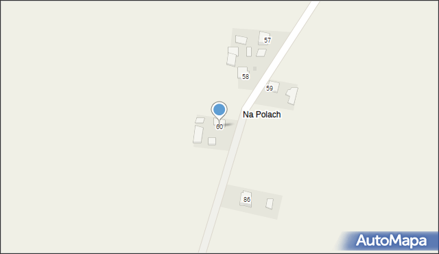 Ruszcza-Płaszczyzna, Ruszcza-Płaszczyzna, 60, mapa Ruszcza-Płaszczyzna