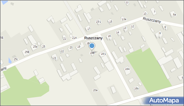 Ruszczany, Ruszczany, 18B, mapa Ruszczany