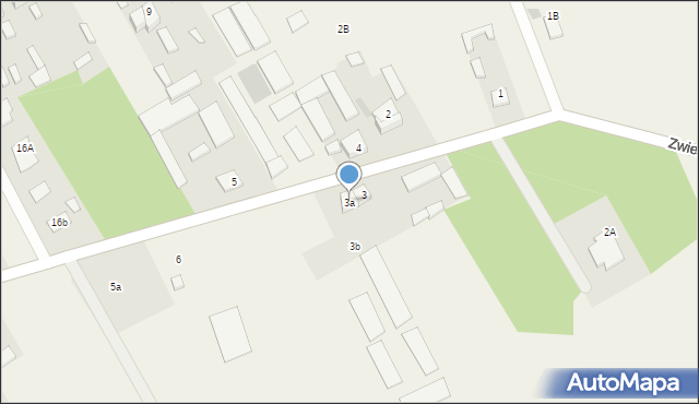 Ruszczany, Ruszczany, 3a, mapa Ruszczany