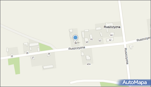 Ruszczyzna, Ruszczyzna, 39, mapa Ruszczyzna