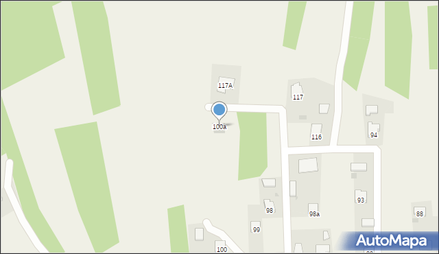 Ruszelczyce, Ruszelczyce, 100a, mapa Ruszelczyce