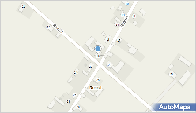 Ruszki, Ruszki, 19, mapa Ruszki