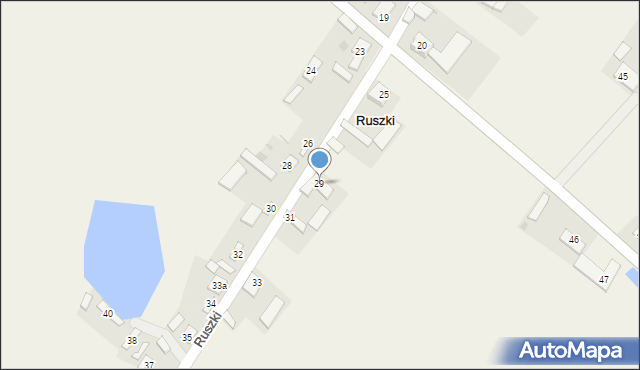 Ruszki, Ruszki, 29, mapa Ruszki