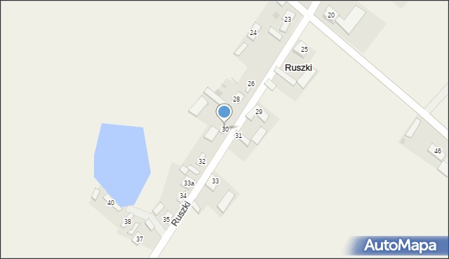 Ruszki, Ruszki, 30, mapa Ruszki