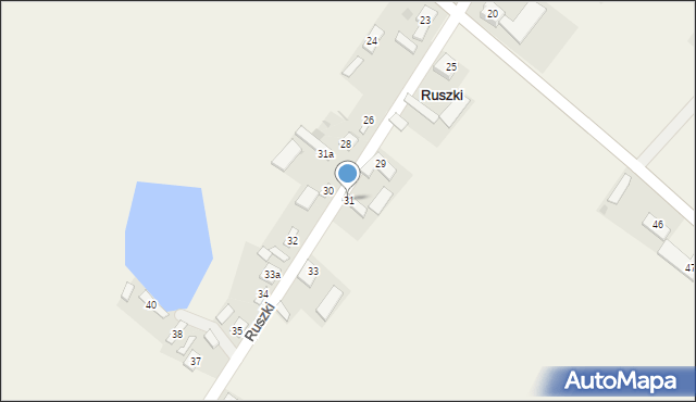 Ruszki, Ruszki, 31, mapa Ruszki