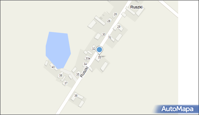 Ruszki, Ruszki, 33, mapa Ruszki