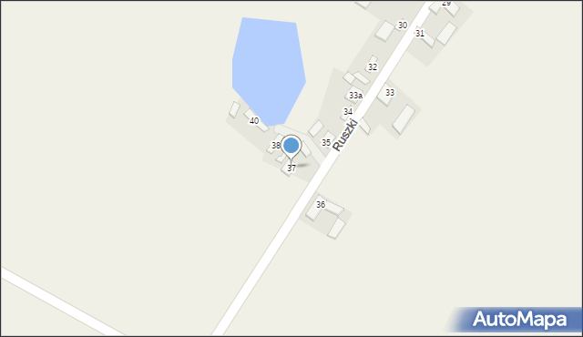 Ruszki, Ruszki, 37, mapa Ruszki