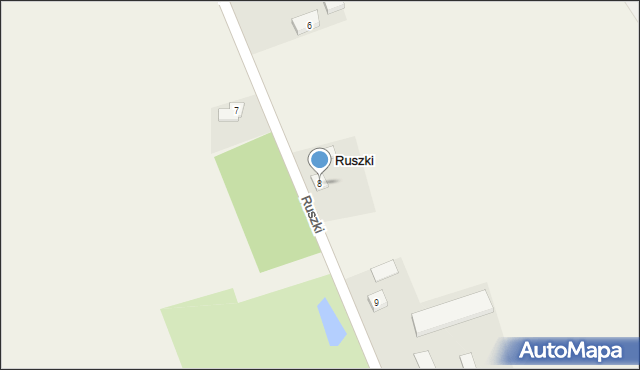 Ruszki, Ruszki, 8, mapa Ruszki