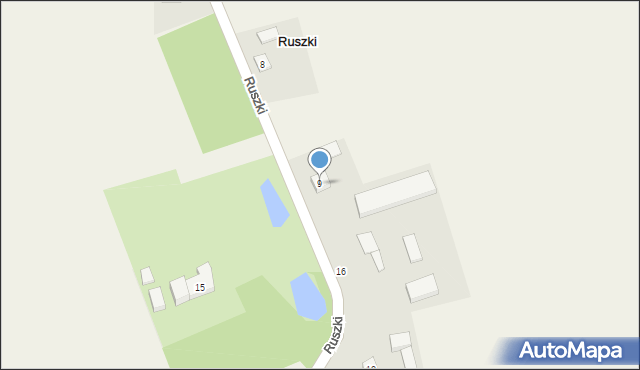 Ruszki, Ruszki, 9, mapa Ruszki