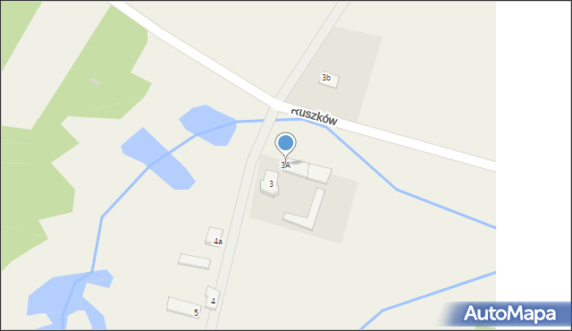 Ruszków, Ruszków, 3A, mapa Ruszków