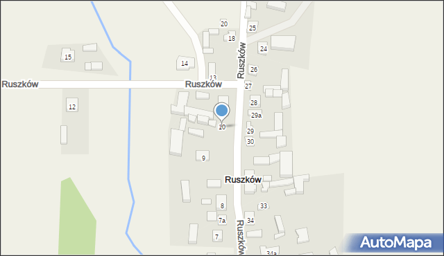 Ruszków, Ruszków, 10, mapa Ruszków