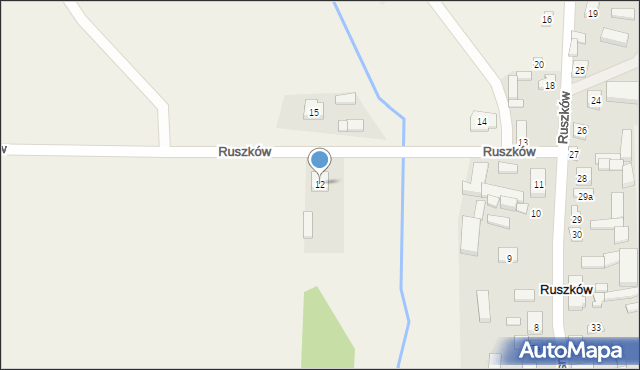 Ruszków, Ruszków, 12, mapa Ruszków