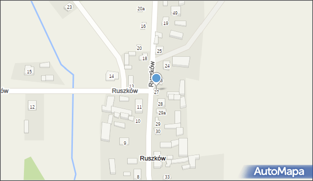 Ruszków, Ruszków, 27, mapa Ruszków