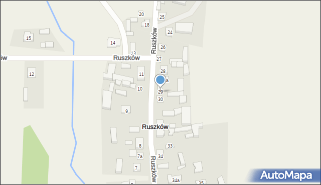 Ruszków, Ruszków, 29, mapa Ruszków