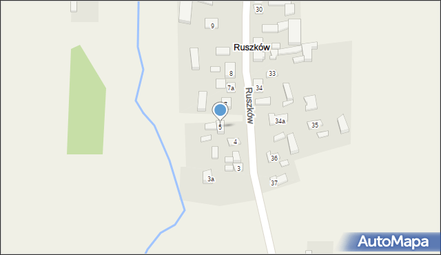 Ruszków, Ruszków, 5, mapa Ruszków