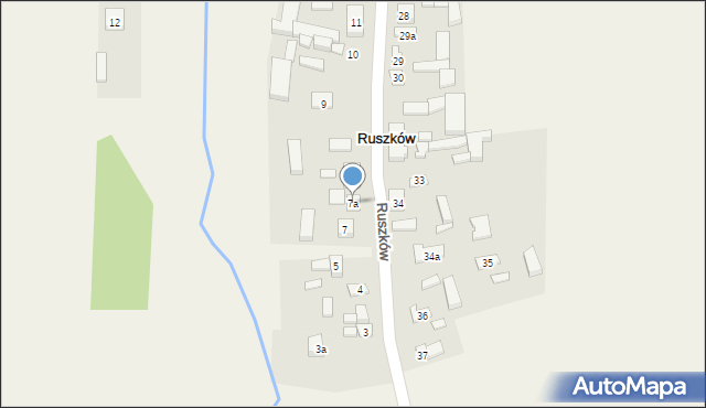 Ruszków, Ruszków, 7a, mapa Ruszków