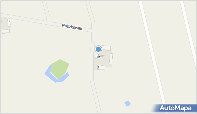 Ruszkówek, Ruszkówek, 8b, mapa Ruszkówek