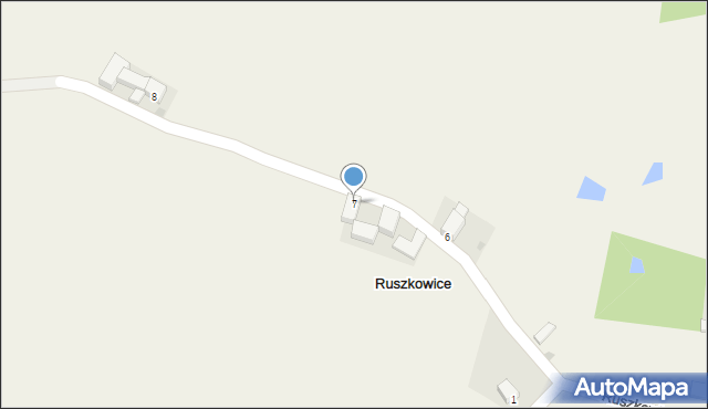 Ruszkowice, Ruszkowice, 7, mapa Ruszkowice