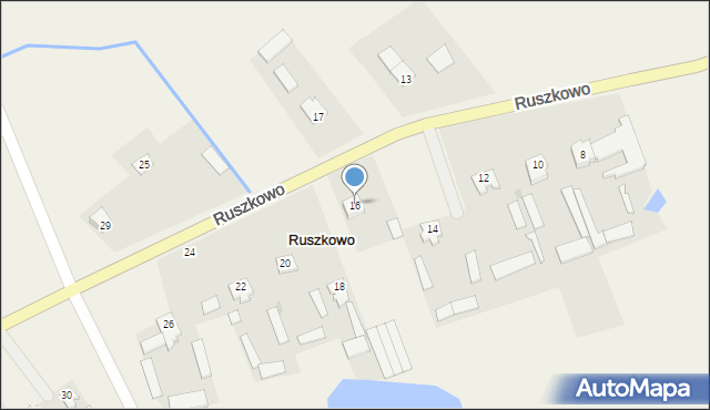 Ruszkowo, Ruszkowo, 16, mapa Ruszkowo