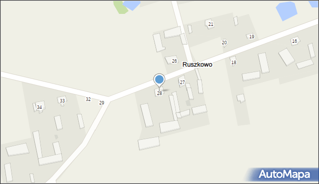 Ruszkowo, Ruszkowo, 28, mapa Ruszkowo