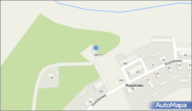 Ruszkowo, Ruszkowo, 48D, mapa Ruszkowo