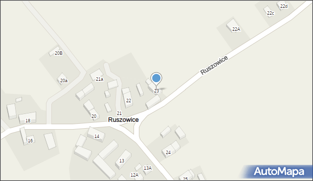 Ruszowice, Ruszowice, 23, mapa Ruszowice