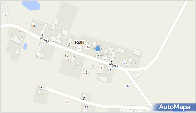 Rutki, Rutki, 12, mapa Rutki