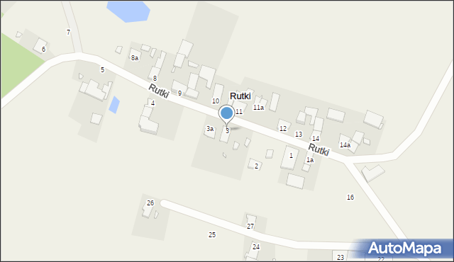 Rutki, Rutki, 3, mapa Rutki