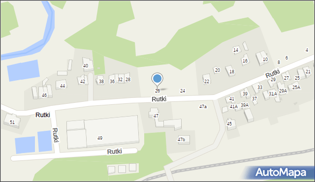 Rutki, Rutki, 26, mapa Rutki