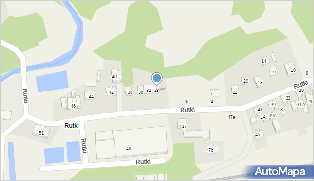 Rutki, Rutki, 28, mapa Rutki