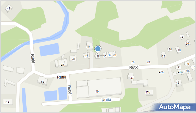 Rutki, Rutki, 38, mapa Rutki