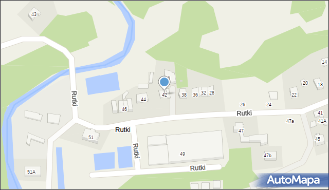 Rutki, Rutki, 42, mapa Rutki