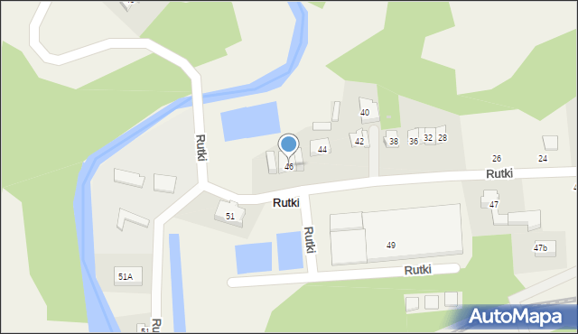 Rutki, Rutki, 46, mapa Rutki