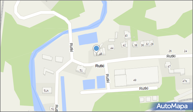 Rutki, Rutki, 48a, mapa Rutki