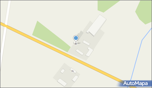 Rutki Nowe, Rutki Nowe, 80, mapa Rutki Nowe