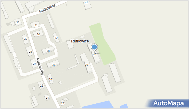 Rutkowice, Rutkowice, 40, mapa Rutkowice