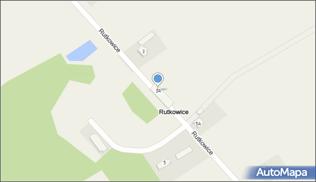 Rutkowice, Rutkowice, 3A, mapa Rutkowice