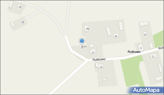 Rutkowo, Rutkowo, 15, mapa Rutkowo