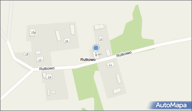 Rutkowo, Rutkowo, 6, mapa Rutkowo