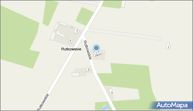 Rutkowskie, Rutkowskie, 1A, mapa Rutkowskie