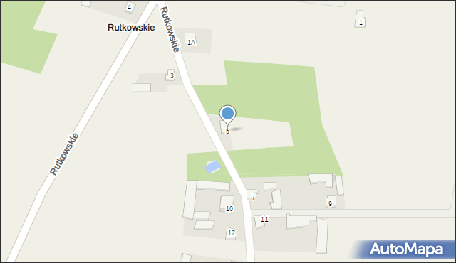 Rutkowskie, Rutkowskie, 5, mapa Rutkowskie