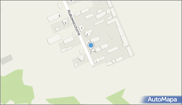 Rutkowszczyzna, Rutkowszczyzna, 2, mapa Rutkowszczyzna
